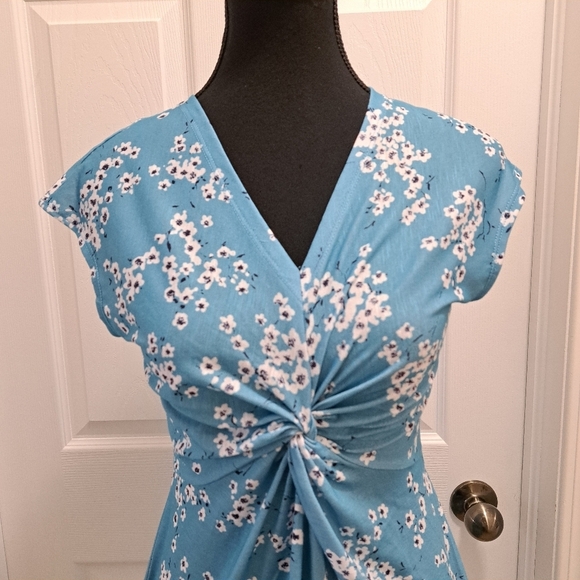❤️ NWT Sansara Floral Dress Women's Small Twist Front Sleeveless Dress - Picture 5 of 12